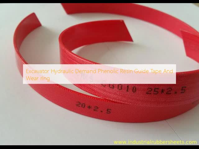 Phenolic Resin Wear Ring and Guide Tape with 70-90 Shores A Hardness for -30~+120°C Temperature Range and 1.5m/s Speed