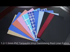 China 2000GSM 1000D 9*9 Customized Mosaic Design UV Stabilization Pvc swimming Pool Liner Material supplier