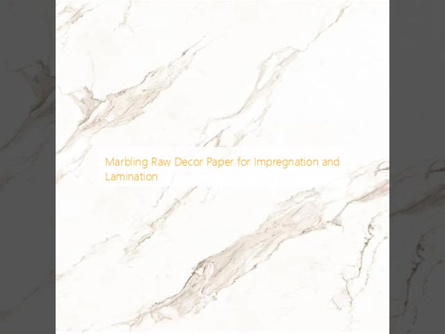 Marbling Raw Decor Paper for Impregnation and Lamination
