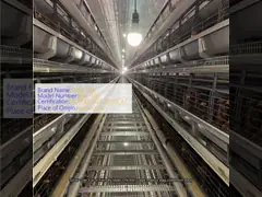 China 200 Chickens / Set Poultry Chicken Cage Coops Animal Farming Tools And Functions supplier