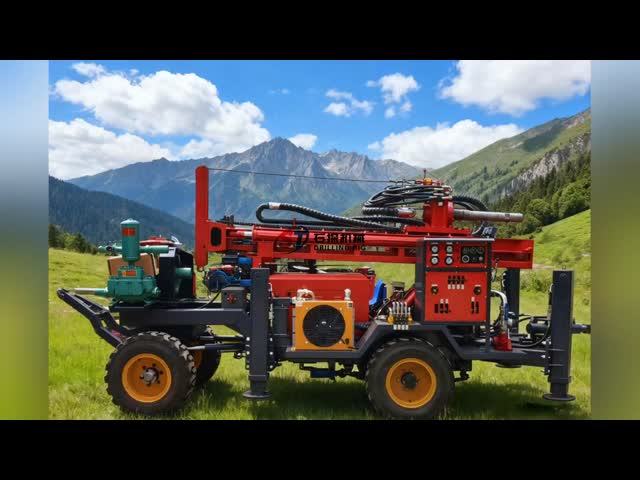 200m Rural Drinking Water Well Drilling Rig Easy Operation And Portable