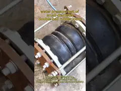 China Pipe Multi-Layer Construction Fabric Expansion Joints For Power Plants Blue/Red supplier