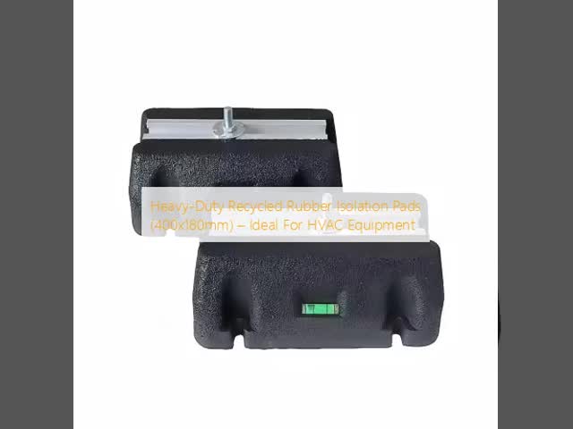 Recycled Rubber Mounting Feet 400x180mm for HVAC Systems