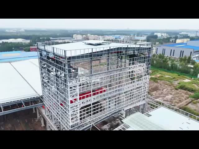 Mezzanine Platform Prefabricated Steel Structure Workshop Portal Frame