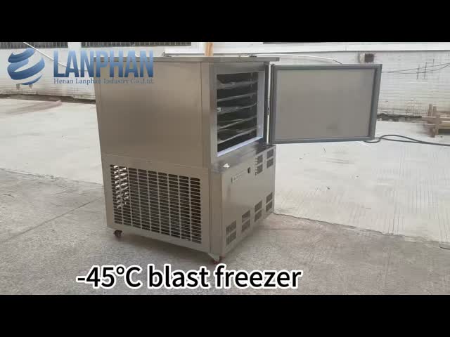 -45℃ Commercial Blast Freezer Industrial Shock Fast Quick Freezing Plate Blast Freezer Machine