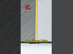 China Aluminum L Shaped Tile Edging Trim Edge Tile Trim Outside Corner supplier