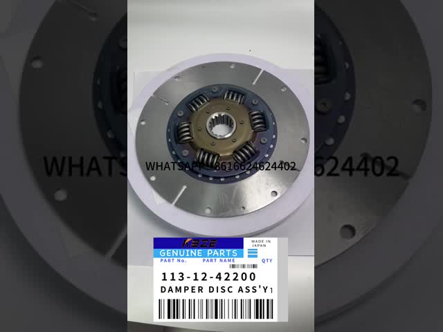 KBZE 113-12-42200 KOMATSU D31 D37 DAMPER DISC 337*213*31.5 16T FITS FOR BULLDOZER video