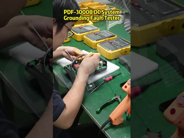 PDF-3000B DC System Ground Fault Tester With 50Hz AC Channeling Fault Detection