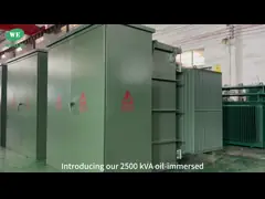 Transformador trifásico de aislamiento montado en plataforma de 2500 kVA, sumergido en aceite, 480 V a 480Y, IEEE ANSI C57