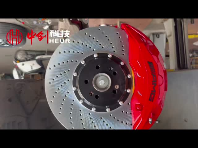 Heur Brake Carbon Ceramic Brake Disc For Mercedes Benz BMW Audi Upgrade Size From 355MM-440MM