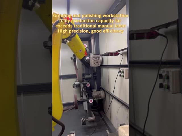 Automated Robotic Polishing Grinding System Designed for Various Metal Castings Including Stainless Steel, Aluminum and Copper