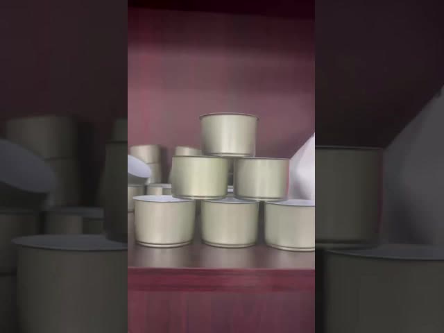 ISO 9001 Certified Round Shape Food Grade Tin Food Can