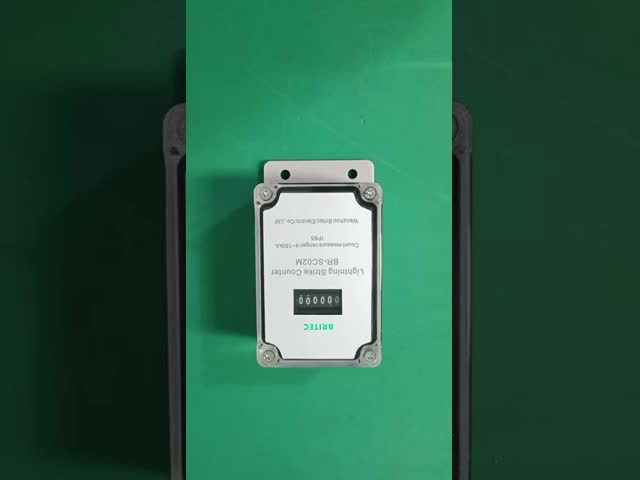 BR-SC02M Count Surge Strikes Lightning Strike Counter  0~999,999 events lighting strike counter device for lightning protection