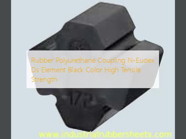 Black Color High Tensile Strength 80 Shore A Hardness Polyurethane Coupling N-Euoex DS Coupling