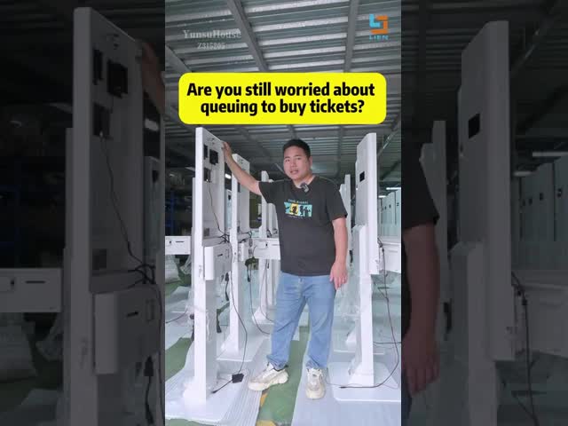 Self service queuing ticket kiosk