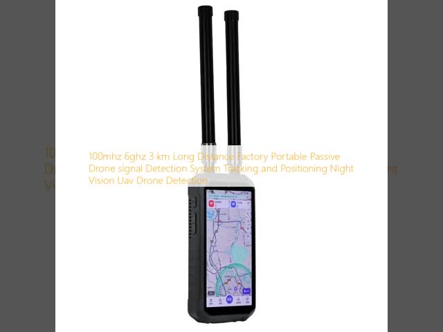 Handheld Portable Drone Detection Device 380W 100MHz-6GHz Bandwidth 1–3km