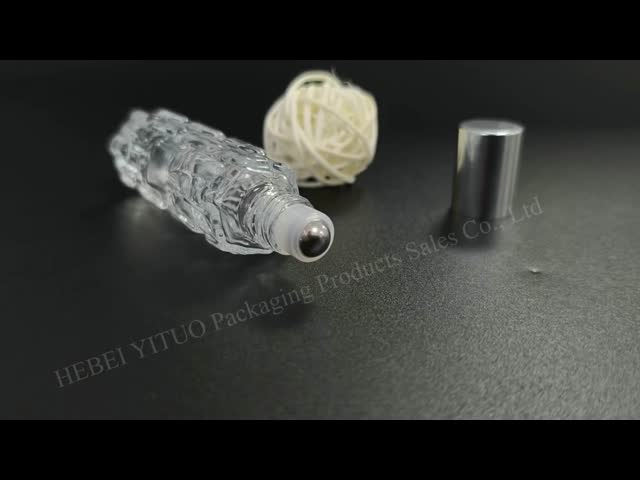 Frosted Roll On Bottles 30ml Packaging Transparent With Screw top