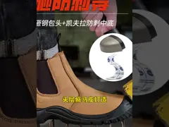 China Round Toe Design British Style Martin Boots with Kevlar Midsole supplier