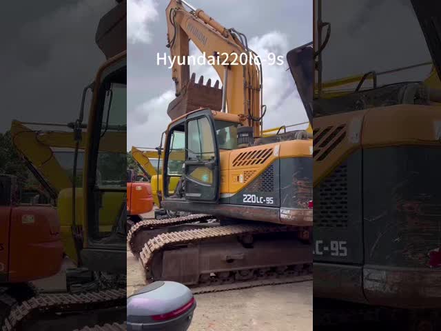 Hyundai 220LC-9S 22Ton Crawler Excavator Construction Machinery CE Certified Used Hydraulic