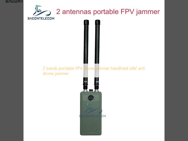 14 Channels 700W High Power Anti Drone Jammer with 2KM Jamming Range for Outdoor Security