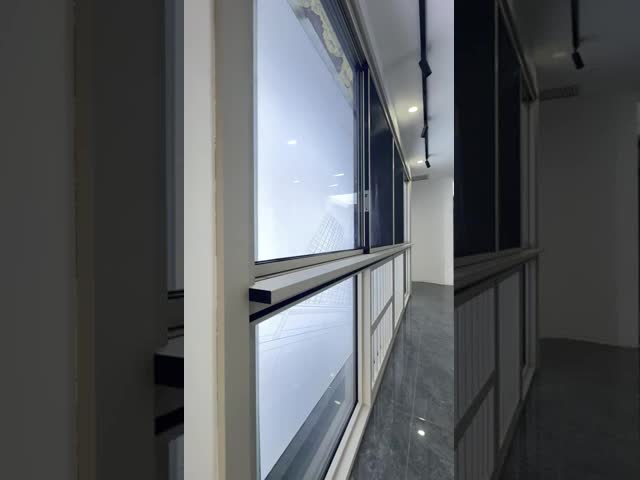 Aluminum Frame Sliding Windows Thermal Insulation System Hidden Tracks With Stainless Steel Screen