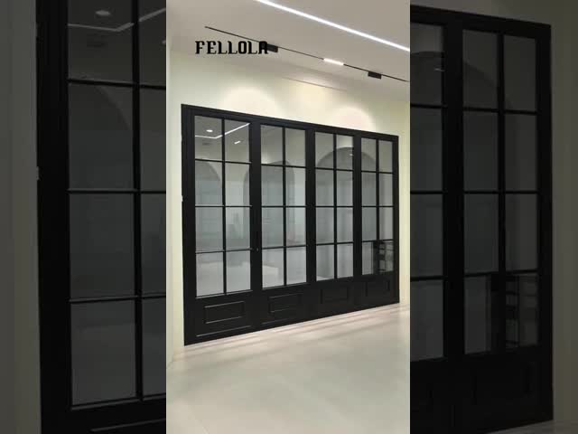 Heavy Gauge Aluminum Folding Partition Door For Divide Balconies And Living Rooms