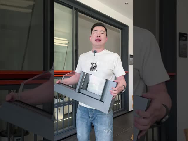 Double Glazed Soundproof Aluminum Sliding Doors for Indoor or Outdoor