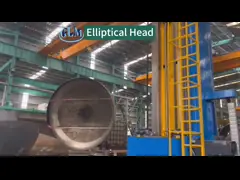 China Hot Forming Pressure Vessel Dished Head Elliptical Head With 15mm Thickness supplier