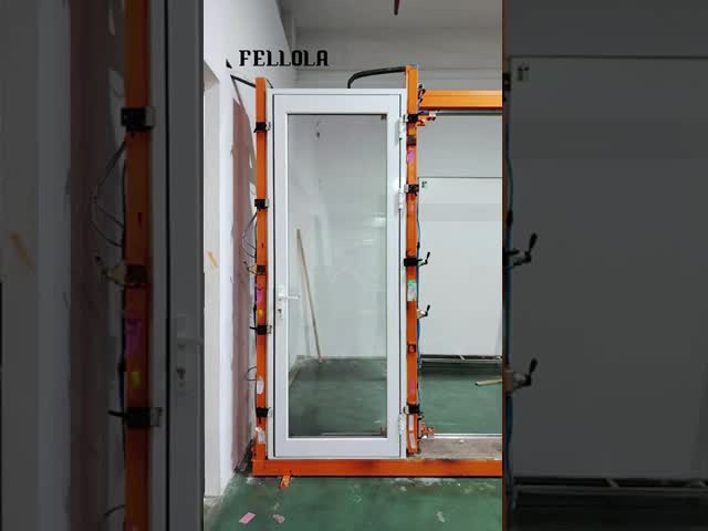 AS 2047 Certified Aluminium Swing Door Draft Proof Watertight Design Indoor Outdoor