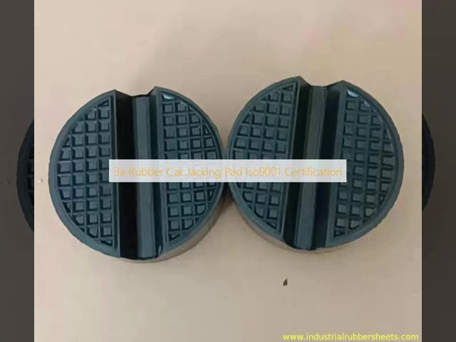 ISO9001 Certified Black Rubber Car Jacking Pad with Shock Absorber and Car Paint Protection