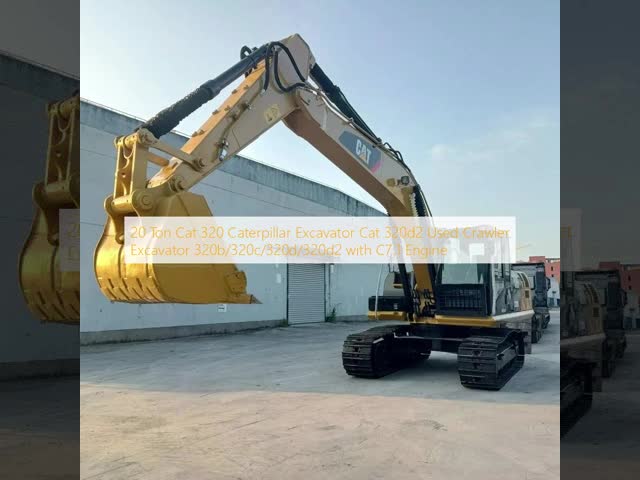 20 Ton Cat 320  Excavator Cat 320d2 Used Crawler Excavator 320b/320c/320d/320d2 with C7.1 Engine