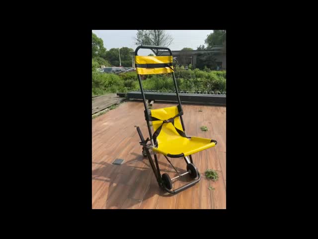 Crawler Type Stair Stretcher High Rise Building Evacuation Chair Aluminum Alloy Portable Folding Stretcher