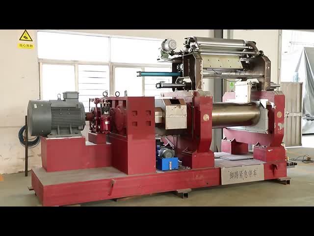 Two Roller 18 Inches Open Mixing Mill For Rubber And Plastic Processing Industry