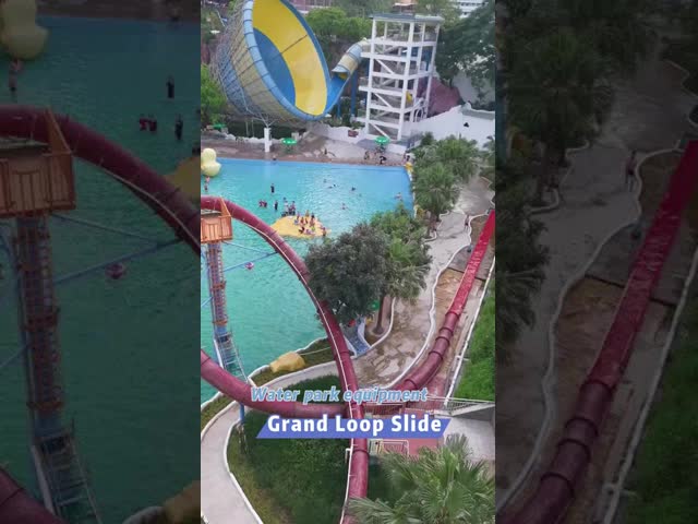 Fiberglass Lazy River and Wave Pool
