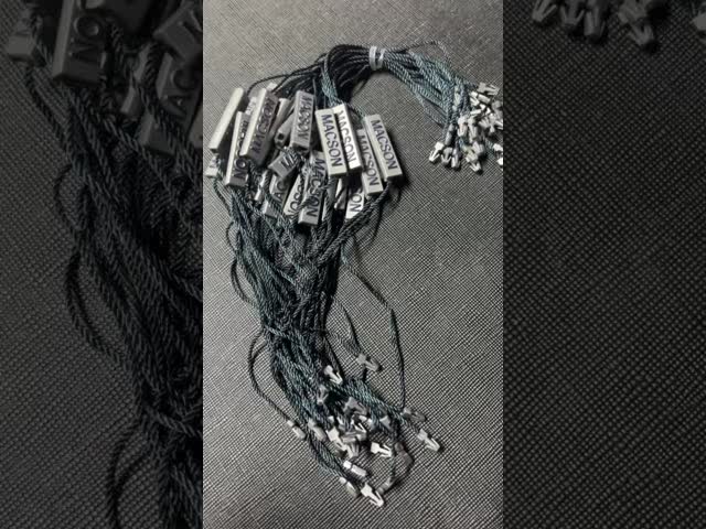 Standard Plastic Tag Fastener Eco-Friendly and Custom Rope Length Options