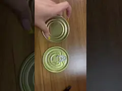 202 52.3 Tin Easy Open End Can Lid with White Color for Food Packaging