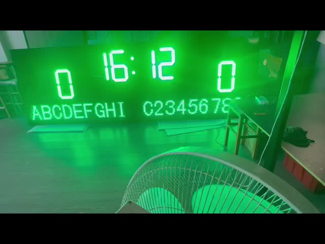 Outdoor Type IP65 LED Football Scoreboard With Wireless Controller Box