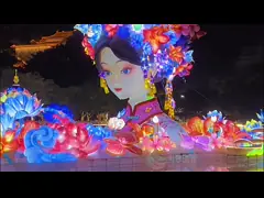 Flower Fairy Chinese Traditional Lantern for Festival Exhibition