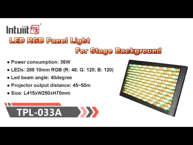 RGB IP20 LED Effect Light DJ Panel Light for Disco Party Club Bar DJ Show Stage Lighting