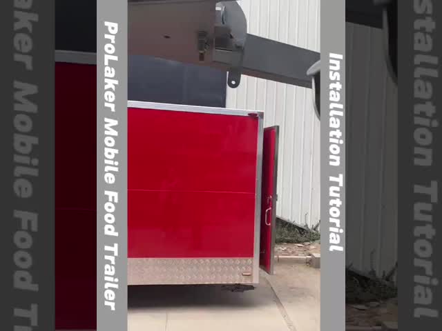 Affordable Roadable Food Trailers Food Van Trailer Hot Dog Hamburger Pizza Food Truck With Full Kitchen BBQ