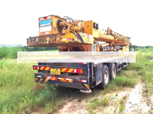 XCMG Original Manufacturer Qy25K-II 25 Ton Used Hydraulic Mobile Truck Crane Price