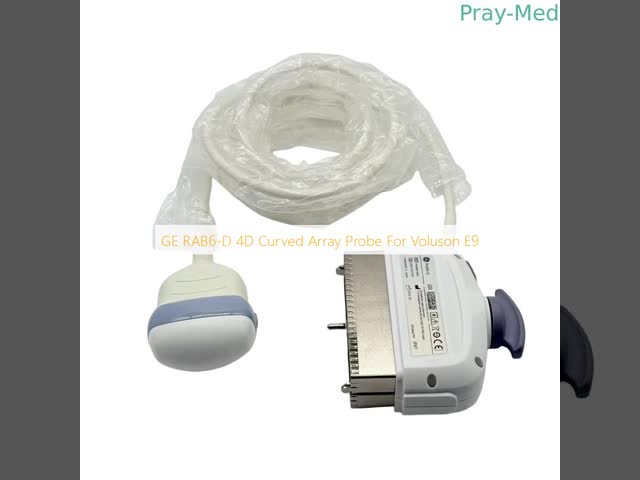 GE RAB6-D 4D Curved Array Probe 2-8MHz for Voluson E9