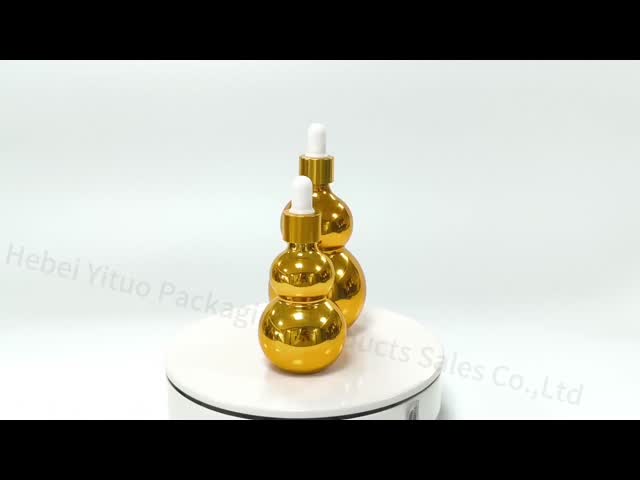 Leak Proof Recycling Essential Oil Dropper Bottles 50ml 100ml Gold Amazon