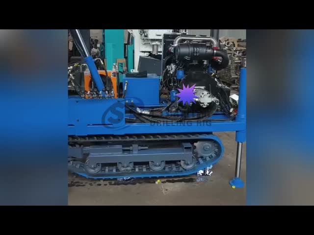 380V Voltage Water Well Crawler Pile Drilling Machine For Rocky Drilling At Affordable