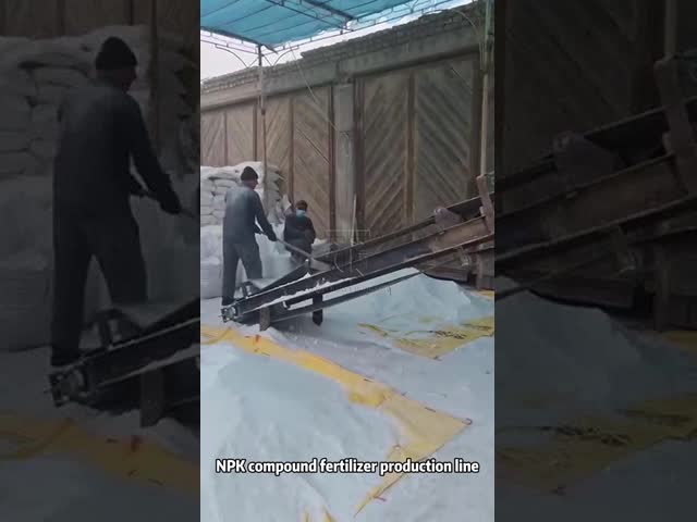 Granules Sise 2-10mm Compound Fertilizer Making Line with Double Roller Extrusion Granulator