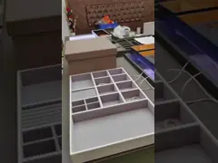 China MJmhd YG-H010 Faux Leather Handcrafted Storage Box, Lidded Decorative Organizer Bin for Closet Shelf, 490x300x200mm supplier