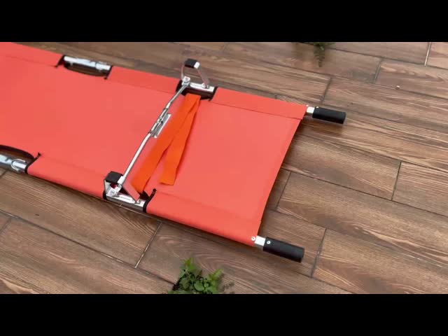 High Quality Aluminum Alloy Two Fold Stretcher