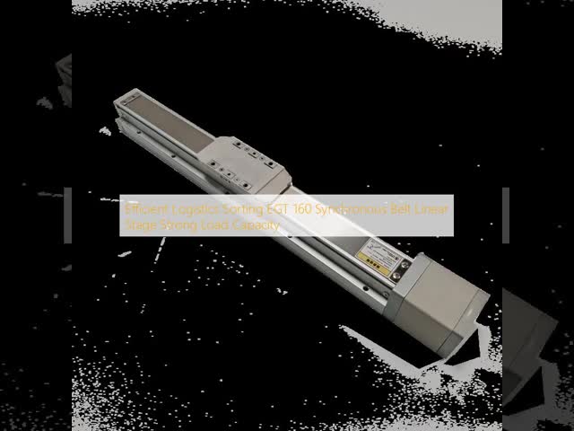 Efficient Logistics Sorting EGT 160 Synchronous Belt Linear Stage Strong Load Capacity