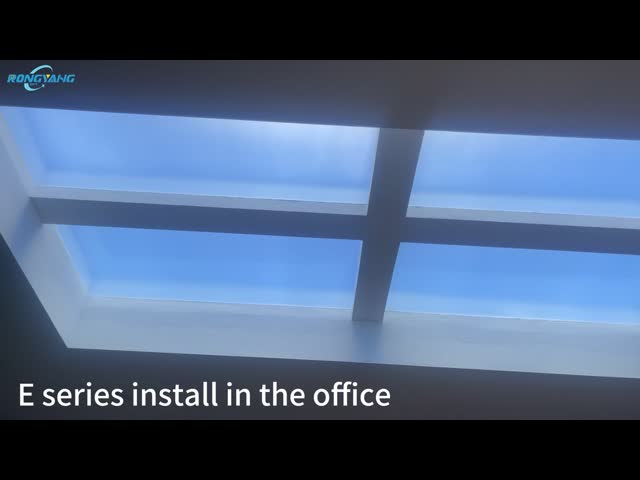 Embedded Artificial LED Skylight for 150W Power Consumption LED Light Source and Embedded Installation Method