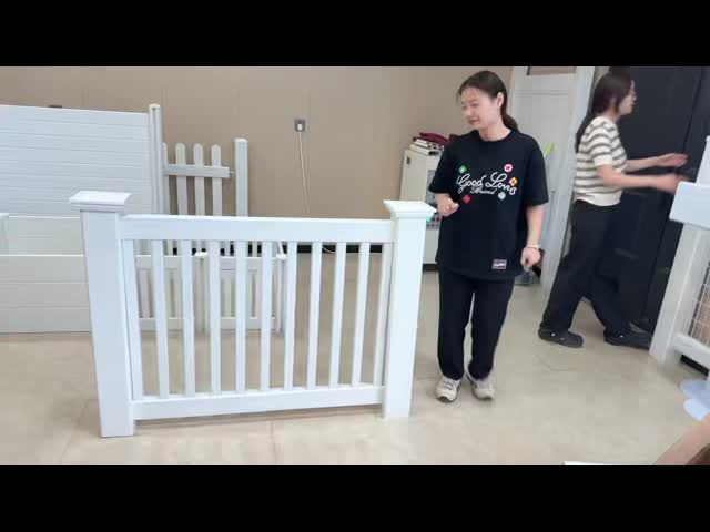 1.2m High Long Lifespan White Pvc Pool Fence Easy To Clean Corrosion Resistant